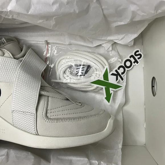 Nike Air x Fear Of God 1 Raid Light Bone Sneakers Shoes AT8087-001 Men Sz 5‎